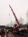 LKW Anhaenger umgekippt Koeln Niehl Geestemuenderstr Industriestr P46